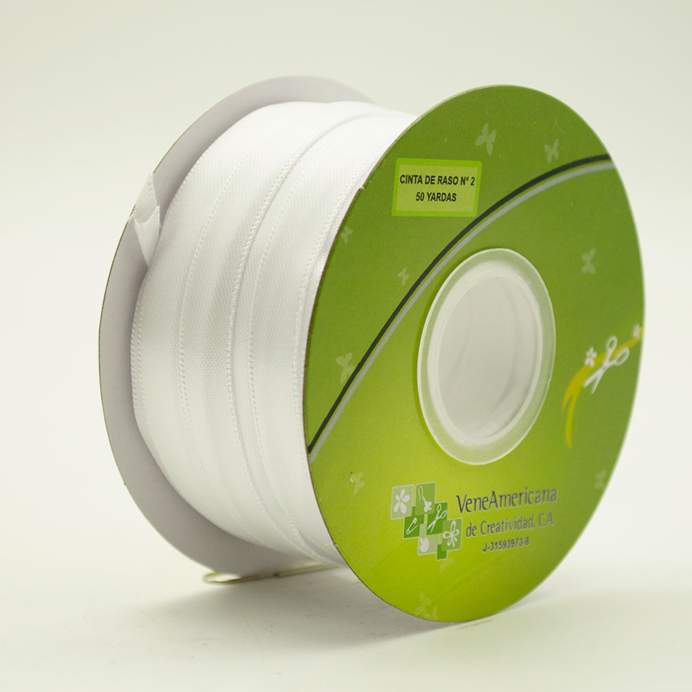 Cinta de Raso Veneamericana NO.2 10MM 50YDS