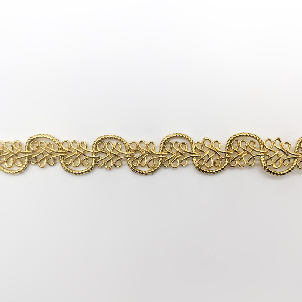 [PPGEN8501PLAT] Pasamanería Rollo 20 mts Mod. 8501 (PLATEADO)