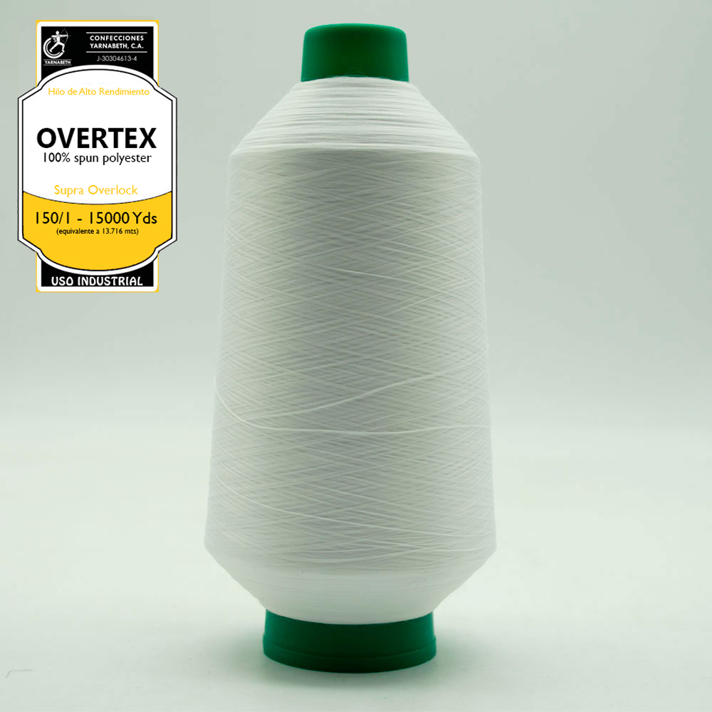 [HOOVE010400BCO] Hilo Coser OVERTEX 150/1 15000Y (00BCO)